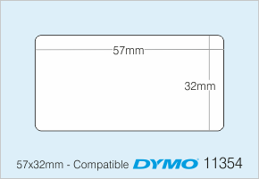 Etiquetas DYMO 11354 Compatibles - Ref.00145
